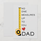 NIEMAND PAST OP JE VADER FEESTDAGENKAART (Voorkant / Achterkant)