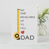 NIEMAND PAST OP JE VADER FEESTDAGENKAART (Staand voorkant)