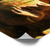 Niemand redt ons maar onszelf Boeddha Quote Poster (Hoek)