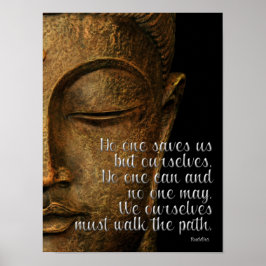 niemand redt ons maar onszelf . poster