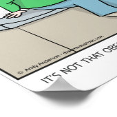 Niemand rent in je poster. poster (Hoek)