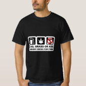 Niemand Rijdt Gratis – Oude School Code T-shirt (Voorkant)