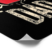 Niemand slaat pap voor een pingpong Player Table t Poster (Hoek)