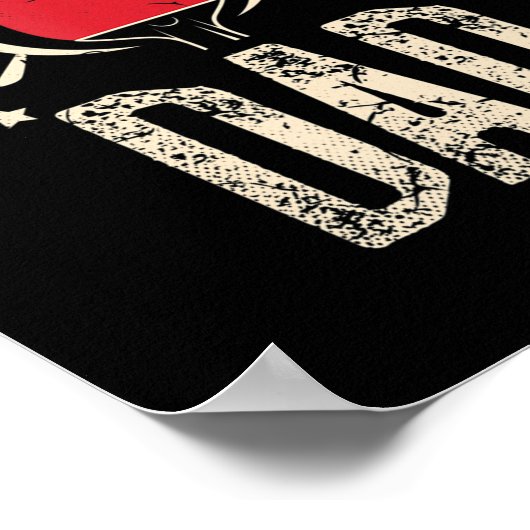 Niemand slaat pap voor een pingpong Player Table t Poster (Hoek)