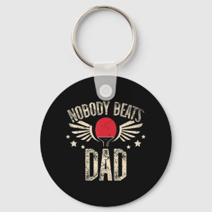 Niemand slaat pap voor een pingpong Player Table t Sleutelhanger