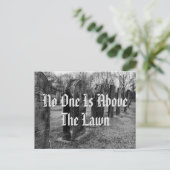 Niemand staat boven de wet briefkaart (Staand voorkant)