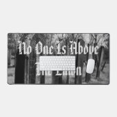 Niemand staat boven de wet bureaumat (Keyboard & Muis)