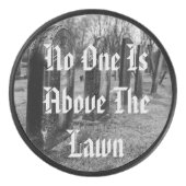 Niemand staat boven de wet hockey puck (Voorkant)