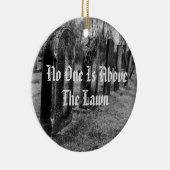 Niemand staat boven de wet keramisch ornament (Rechts)