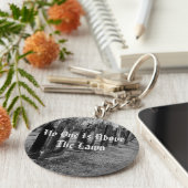 Niemand staat boven de wet sleutelhanger (Zijkant)