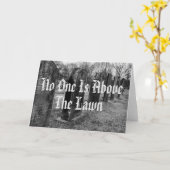 Niemand Staat Boven Het Gazon Kaart (Gele Bloem)