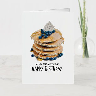 Niemand stapelt zich op tegen je pannenkoek Wenska Folie Wenskaart