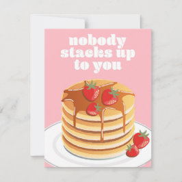 Niemand stapt op je in feestdagenkaart