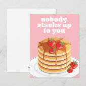 Niemand stapt op je in feestdagenkaart (Voorkant / Achterkant)