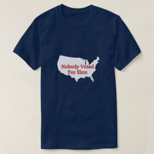 Niemand stemde op Elon - een MisterP-Shirt T-shirt