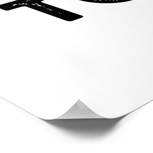 Niemand stoot op je grappige Pancake-woordspeling Poster (Hoek)