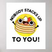 Niemand stoot op je grappige Pancake-woordspeling Poster (Voorkant)