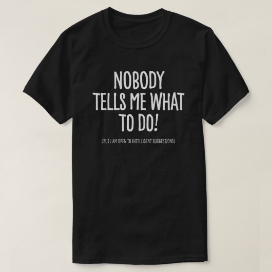 Niemand T-shirt (Design voorkant)