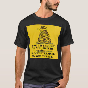Niemand trapt op je lieverd t-shirt