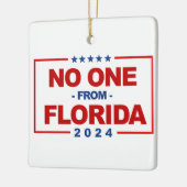 Niemand uit Florida 2024 Keramisch Ornament (Links)