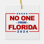 Niemand uit Florida 2024 Keramisch Ornament (Voorkant)
