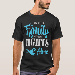 Niemand vecht alleen diabetes Ondersteun diabetes T-shirt