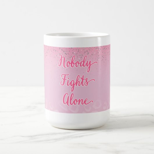 Niemand vecht alleen koffiemok (Center)