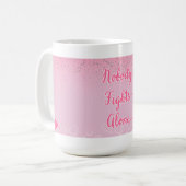 Niemand vecht alleen koffiemok (Voorkant links)