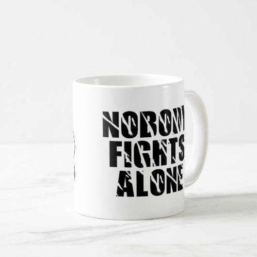 Niemand vecht alleen - Label Team Koffiemok (Voorkant rechts)