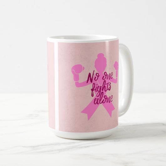 Niemand vecht alleen tegen mok (Voorkant rechts)