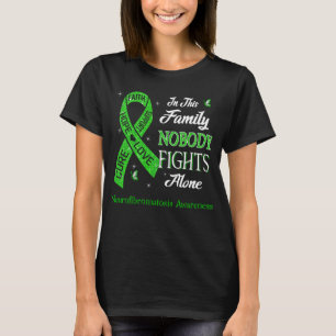 Niemand vecht alleen tegen neurofibromatose t-shirt