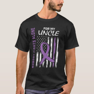 Niemand vecht alleen tegen oom Epilepsy Awareness  T-shirt