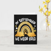 Niemand vecht in zijn eentje tegen kankerbewustzij kaart (Gele Bloem)