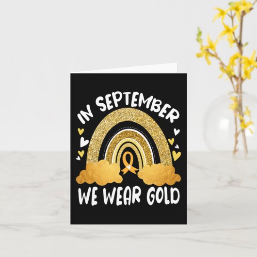 Niemand vecht in zijn eentje tegen kankerbewustzij kaart (Gele Bloem)