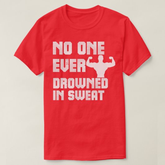 Niemand verdronk ooit in Sweat 3 T-shirt (Design voorkant)