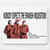 Niemand verwacht de Spaanse inquisitie Mousepad Muismat (Voorkant)