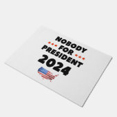 Niemand voor President 2024 Deurmat (Schuin)