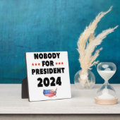 Niemand voor President 2024 Fotoplaat (Insitu)