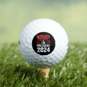 Niemand voor President 2024 Politieke Verkiezingen Golfballen (Insitu Shirt)