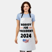 Niemand voor President 2024 Schort (Gedragen)
