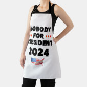 Niemand voor President 2024 Schort (Insitu)