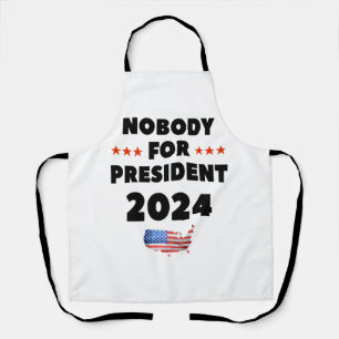 Niemand voor President 2024 Schort