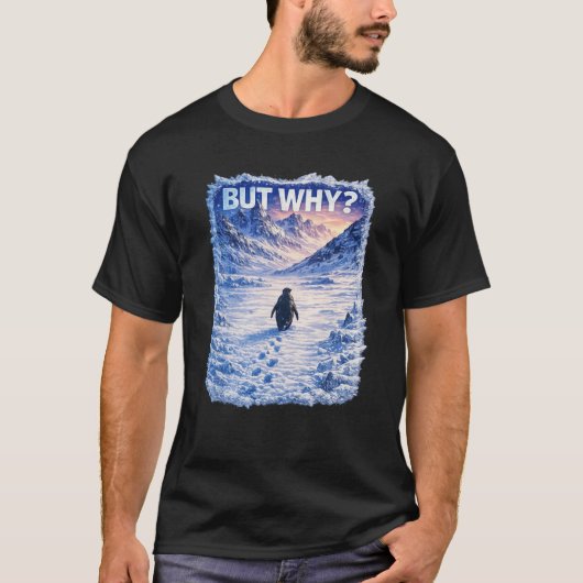 Niemand vraagt waarom t-shirt (Voorkant)