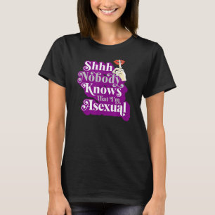 Niemand weet dat ik de Aseksuele Cute Ace Pride be T-shirt