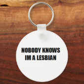 NIEMAND WEET DAT IK EEN LESBIAN BEN SLEUTELHANGER (Voorkant)