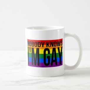 Niemand weet dat ik Gay ben Koffiemok