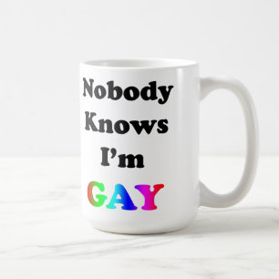 Niemand weet dat ik Gay ben Koffiemok