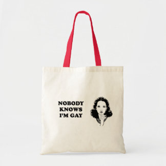 NIEMAND WEET DAT IK GAY BEN TOTE BAG