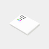 Niemand Weet Dat Ik Homoseksueel Ben Post-it® Notes (Schuin)