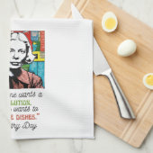 Niemand wil de gerechten Dorothy Day doen Theedoek (Quarter Fold)